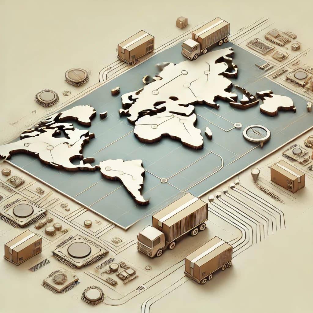 ارسال قطعات الکترونیکی به سراسر جهان